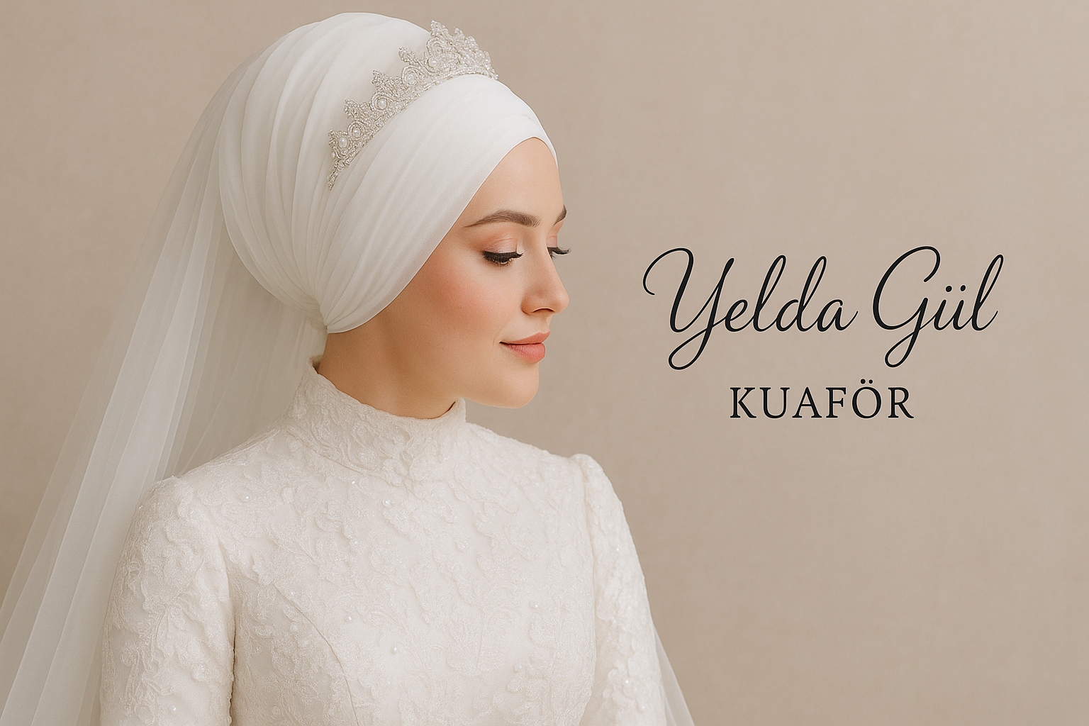 2025 Tesettür Gelin Başı Modelleri – En Trendler